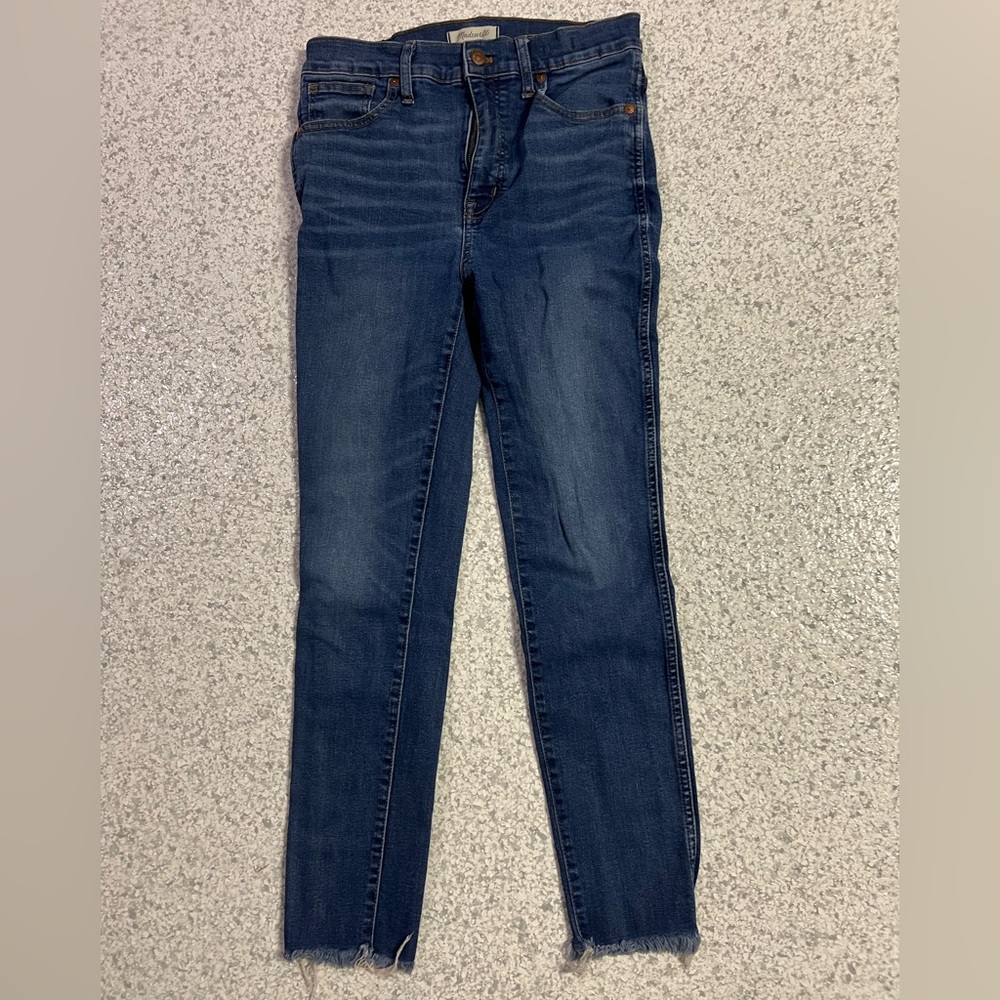 Madewell Blue Skinny Jeans